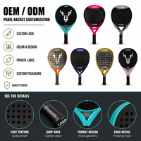 Raqueta de Pádel Personalizada para Clubes Profesionales, Centros de Entrenamiento, Marcas Deportivas de Marca Privada y Suministro de Equipamiento al por Mayor