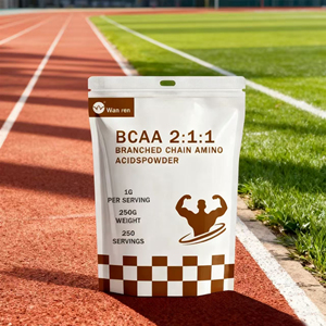 תוסף תזונה ספורטיבית איכותית 1000 מ\\\"ג <span class=keywords><strong>BCAA</strong></span> 2:1:1 אבקת חומצות אמינו בעלות שרשרת עניבה מפוצלת להתאוששות ספורטיבית - Product Image 4