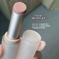 L'air est brumeux, velours, rouge à lèvres, nu, cannelle, argile à lèvres, glaçure à lèvres, mat, uni, blanc, non collant, facile à colorer