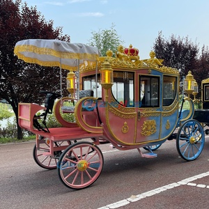 Attractions touristiques, mariage royal, véhicules vintage, chariot électrique de tourisme, calèche royale - Product Image 4