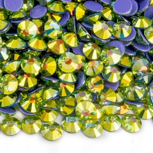 Oleeya Wholesale Gemstone Transfer Designs Sparkle Magic Crystal High Quality Glass Hotfix Rhinestone for Bows Accessories - Product Image 2