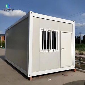 Casa Contenedor Prefabricada Desmontable para Sala de Descanso de Trabajadores, Refugio para Almuerzo, con Banco y Ventilación, para Fábrica, Almacén, Hotel, Taller, Moderna - Product Image 3