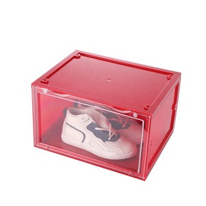 Hộp Nhựa Đựng Giày Bằng <span class=keywords><strong>Acrylic</strong></span> Có Thể Xếp Chồng Lên Nhau, Hộp Đựng Giày Bằng Nam Châm - Product Image 4