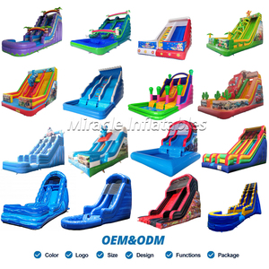 Trượt khô bơm hơi khổng lồ phổ biến nhất cho trẻ em trượt đôi với Slide nước của trẻ em - Product Image 3