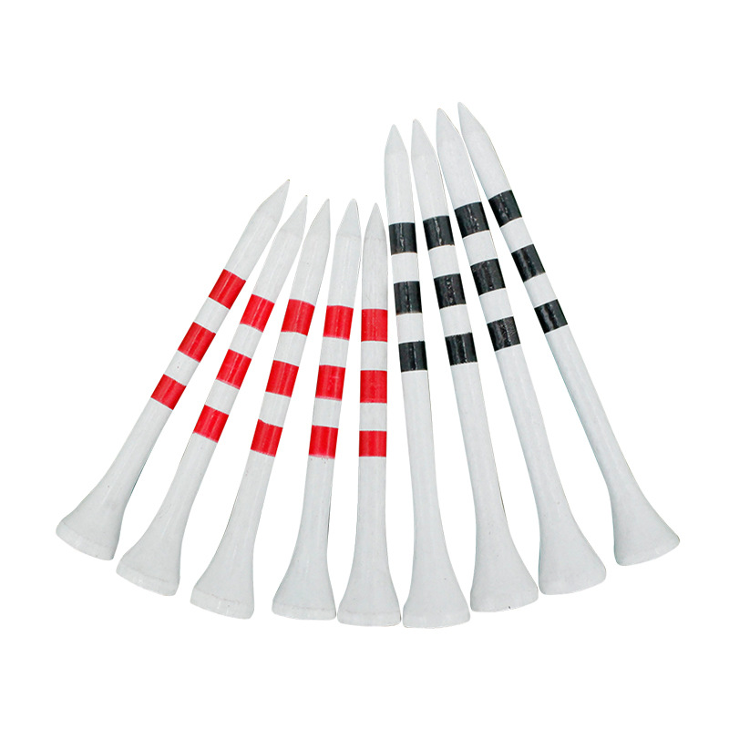 Professional Stripes Wooden Golf Tees in Bulk