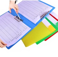 Portapapeles A4 de Alta Calidad 2026, Material PP, con Clip, Portadocumentos con Bolsillo, Caja para Información Financiera de Oficina