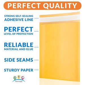 Sobres de burbujas dorados Db Gold de 8.5 x 13 pulgadas, autosellables, impermeables, para embalaje logístico - Product Image 5