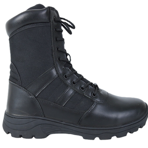 Botas Tácticas de Combate TSA0106 Negras, Resistentes, de 8 y 9 Pulgadas, para Senderismo y Deportes al Aire Libre, con Cierre Lateral y Accesorios - Product Image 1