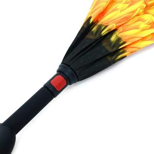 ร่มพับกลับด้านแบบกันลม รุ่น C ทันสมัย ใช้งานง่ายแบบแฮนด์ฟรี สำหรับรถยนต์และการเดินทาง ควบคุมการพับกลับด้านด้วยมือ - Product Image 5