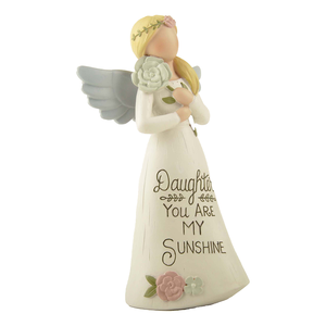 Custom Spring <strong>Angel</strong> <strong>Gifts</strong> New Design "<strong>Angel</strong> with Flowers-Daughter" Sign Arts and Crafts Statue 2022 Hot-selling 2166-13377 - Product Image 4