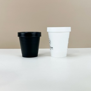 Hot Sale 100g Pink Body Scrub Cream PP <b>Plastic</b> <b>Jar</b> 200g 250g Frosted Blue Silk Screen logo Food Grade Ice Cream <b>Plastic</b> <b>Jar</b> - Product Image 2