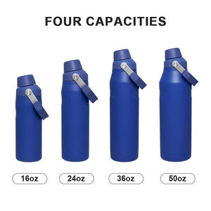 Botella de Viaje Deportiva de Gran Capacidad con Asa, Termo de Acero Inoxidable de Doble Pared con Aislamiento al Vacío de 24 oz, con Logotipo Personalizado - Product Image 3