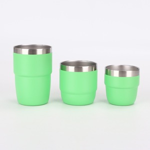 <span class=keywords><strong>4</strong></span> औंस 6 औंस 8 औंस लक्जरी आधुनिक कस्टम लोगो स्टैकेबल स्टेनलेस स्टील कॉफी मग वैक्यूम इन्सुलेट कप बार के लिए चुंबकीय स्लाइडर ढक्कन के साथ - Product Image 2