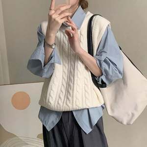 Haut décontracté à col en V pour femmes, motif 3D, printemps-automne, sous-vêtement extérieur, service OEM disponible, pull en tricot empilé doux - Product Image 4