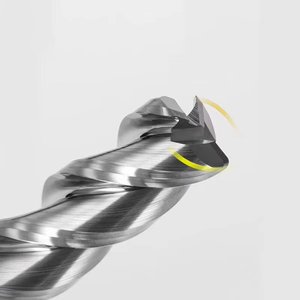 Uncoated Carbide <strong>End</strong> <strong>Mill</strong> HRC55 Ideal For Aluminum Copper Acrylic And Soft Material Precision Machining - Product Image 5