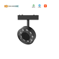 Nouveau spot LED COB magnétique sur rail, forme grille, 9W 48V, anti-éblouissement, en aluminium, IP20, Ra90, dimmable, pour lustre moderne