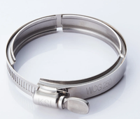 Ventes directes d'usine Collier de serrage de type américain Collier de serrage en acier galvanisé Collier de serrage en acier inoxydable