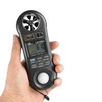 Anémomètre portable Lutron LM8000A LM-8000A quatre-en-un pour la vitesse du vent, la température, l'humidité et l'intensité lumineuse