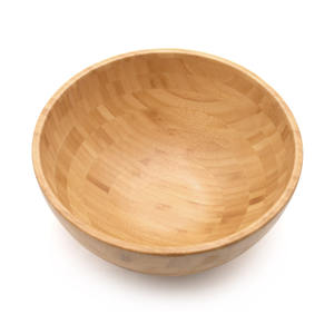 卸売ビッグパスタボウル竹サラダボウルサラダフルーツスナック用大型竹サービングボウル - Product Image 3