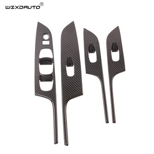 For Navara NP300 2015-2020 Carbon Fiber Color Full <b>Interior</b> <b>Accessories</b> Dash Trim Kit Cover - Product Image 2