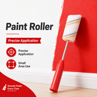 Kit de mini-rouleaux à peinture pour la rénovation de la maison, style européen, utilisation facile, rouleau à peinture en polyester pour la peinture murale