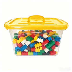 Ensemble de bacs de rangement modulaires en plastique PP empilables transparents pour garde-manger, placard et armoire de cuisine - Product Image 3