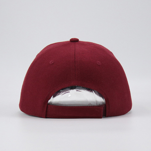 Fornitore di protezione solare femminile 6 pannelli jeans cappello da papà a tesa curva personalizzato cappellino da Baseball rosso con <span class=keywords><strong>velcro</strong></span> - Product Image 3