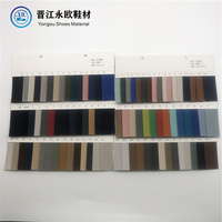 Rouleaux de tissu en daim synthétique imitation cuir de vache de 1,4 mm, matériaux en daim vegan brut, cuir synthétique Kulit Nubuck pour chaussures, sacs, bottes, décorations
