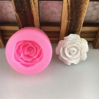 Groothandel 3d Rose Kaars Mallen Valentijn Siliconen Mallen Voor Diy Handgemaakte Kaars Geschenken Home Decoraties