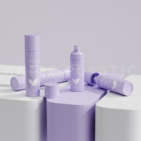 Bouteille pulvérisateur PET pour cosmétiques, soins de la peau, visage et corps, avec logo personnalisé en couleur, 100 ml, 120 ml, 150 ml, 200 ml, grande capacité