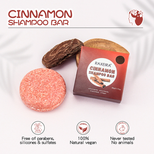 Barra <span class=keywords><strong>de</strong></span> Champú Sólido Vegano <span class=keywords><strong>de</strong></span> <span class=keywords><strong>Canela</strong></span> Natural, Champú Sólido <span class=keywords><strong>Artesanal</strong></span> para el Crecimiento del Cabello, Venta al por Mayor - Product Image 2