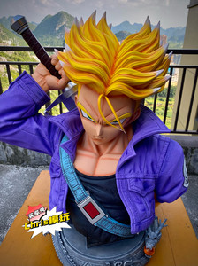 Figura de Acción de Resina de Son Goku DBZ GK Trunks, Tamaño Real 1:1, 90 cm, Resina Polystone, Guerrero del Futuro, para Exhibición y Colección - Product Image 5