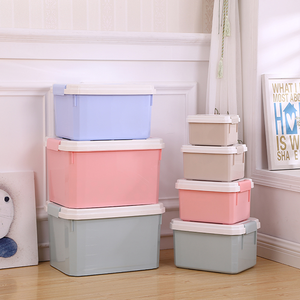 Vente en gros d'articles ménagers en plastique 49L Conteneur de stockage d'articles divers <span class=keywords><strong>Jouet</strong></span> Couette Vêtements Boîtes de rangement en plastique pour camping en plein air - Product Image 3