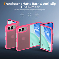 Coque de téléphone pour iPhone 18 Duo, effet peau mate, antichoc, transparente, souple, TPU, acrylique, PC, pour iPhone 18 Duo