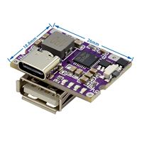 Type-C USB 5V 3.1A Boost Converter Module d'alimentation élévateur IP5310 Accessoires de batterie externe mobile avec interrupteur Indicateur LED