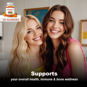 סוכריות גומי בטעם תפוז עם ויטמין <span class=keywords><strong>C</strong></span> למבוגרים - 60 יחידות, תמיכה יומית לחיזוק מערכת החיסון ובריאות כללית |   סיטונאות ישירות מהמפעל, יצרן ציוד מקורי (OEM), יצרן עיצוב מקורי (ODM) - Product Image 6