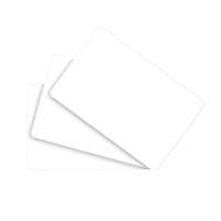 Carte RFID PVC blanche imprimable personnalisée 13.56MHz Ntag213 Ntag215 Cartes vierges d'accès de porte NFC étanches pour hôtels