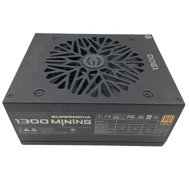EVGA 1300 M1 80 PLUS GOLD Full Module PSU 120-M1-1300-M6 1300W 6+2p Brand New Boxed Server Support 6 Cards 18 Graphics Cards
