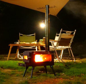 Garden Corten Steel Fire Pit Barbecue Grill Bbq Fire Pit Outdoor Portable Foldable Barbecue <b>Stove</b> Camping Tents <b>Stove</b> - Product Image 2