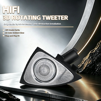 Speaker Tweeter LED 3D Rotating Mewah 64 Warna untuk Mercedes-Benz W205 C300 GLC300 X253