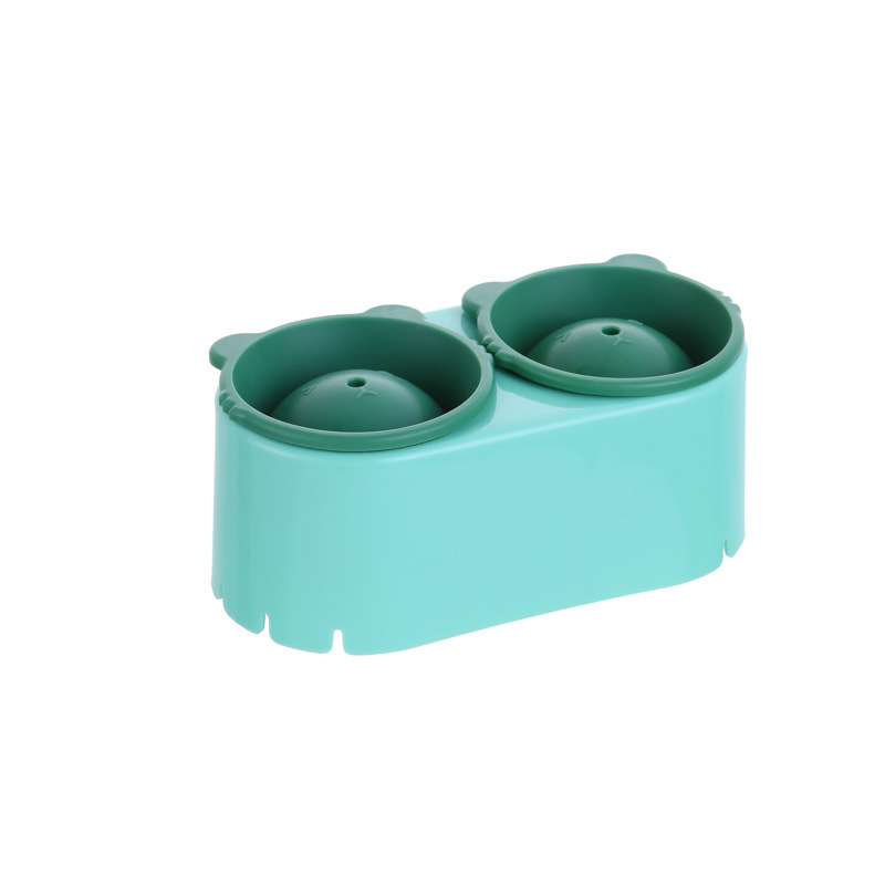 Double-ball ice tray - green