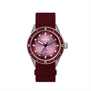 Montre mécanique automatique décontractée de sport avec cadran dégradé, insert de lunette en céramique, bracelet en nylon, étanche 10 ATM - Product Image 3