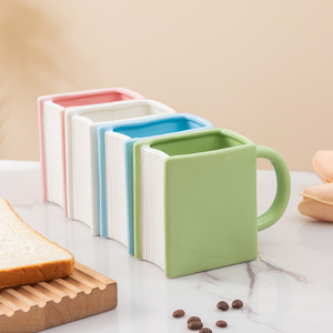 <span class=keywords><strong>Taza</strong></span> de Café Creativa de Cerámica <span class=keywords><strong>con</strong></span> Forma de Libro, Estilo Nórdico, <span class=keywords><strong>con</strong></span> Asa, <span class=keywords><strong>Taza</strong></span> <span class=keywords><strong>con</strong></span> Diseño de Libro, Logotipo <span class=keywords><strong>Personalizado</strong></span>, <span class=keywords><strong>Taza</strong></span> de Cerámica Pintada en 3D - Product Image 2