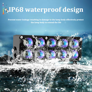 Foco de Aluminio de Alta <span class=keywords><strong>Calidad</strong></span> para Automóviles, Haz de Luz Intermitente en Cascada para SUV, Camiones, Vehículos Todoterreno, Conducción Fácil, Instalación Sencilla - Product Image 5