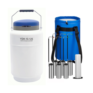 Contenedor de Nitrógeno al Vacío de Aluminio WOBO 35 Litros YDS-15-125, Dewar de Nitrógeno de Larga Duración, 1 Año de Garantía - Product Image 1