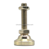 Patas Niveladoras Giratorias de Acero de Alta Resistencia D25mm 1/4-20, Patas para Muebles con Niveladores Ajustables de Acero