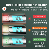 Sistema de control de asistencia multifuncional, nuevo y actualizado, compacto, para control de alcohol en el aliento antes de la conducción, para fábricas.