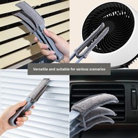 Brosse de nettoyage pour stores, grille d'aération de climatiseur et persiennes – Élimination de la poussière – Articles ménagers