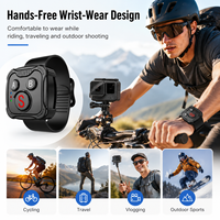 Télécommande pour caméra sportive sans fil, étanche, en ABS, couleurs personnalisables (plusieurs options)