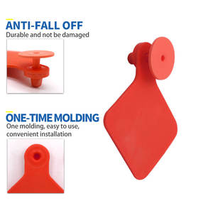 HED-ET137 Nouvelles étiquettes d'oreille RFID pour le <span class=keywords><strong>suivi</strong></span> des animaux pour le bétail, les moutons, les porcs et les chèvres - Product Image 4